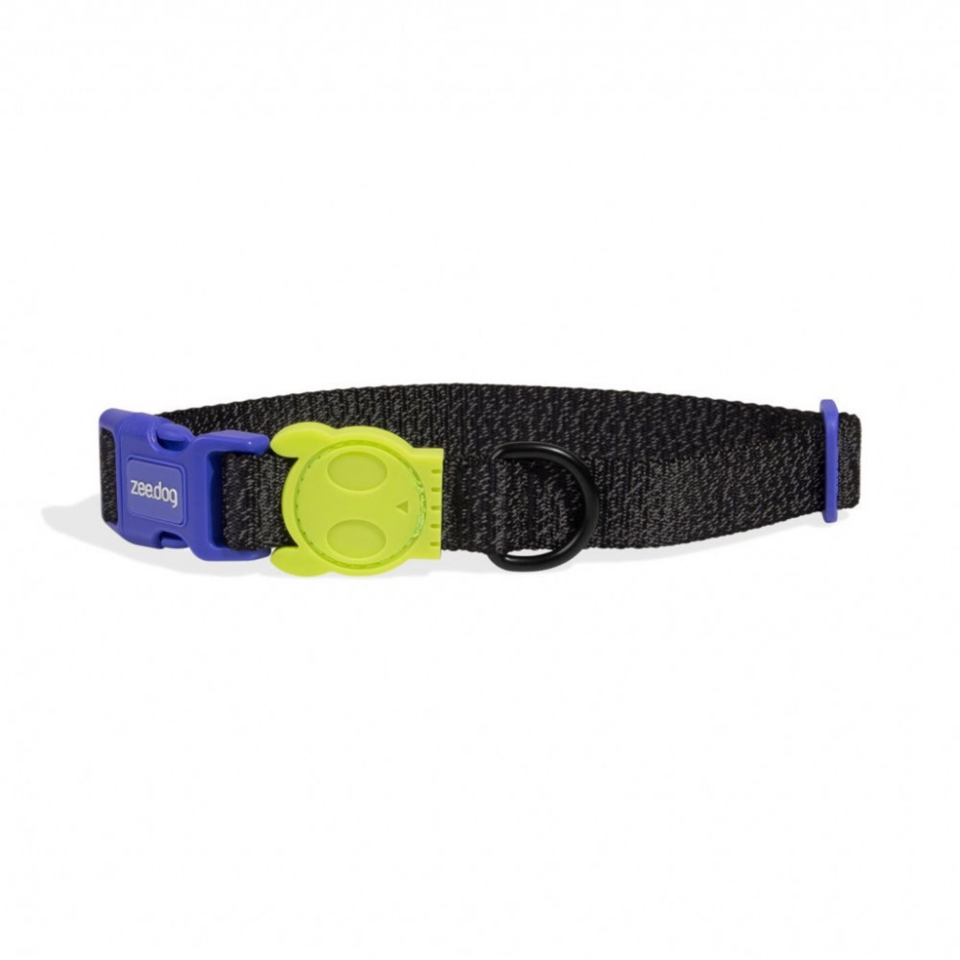 Zee.Dog Collare Regolabile per Cani Nox con Dettagli Riflettenti