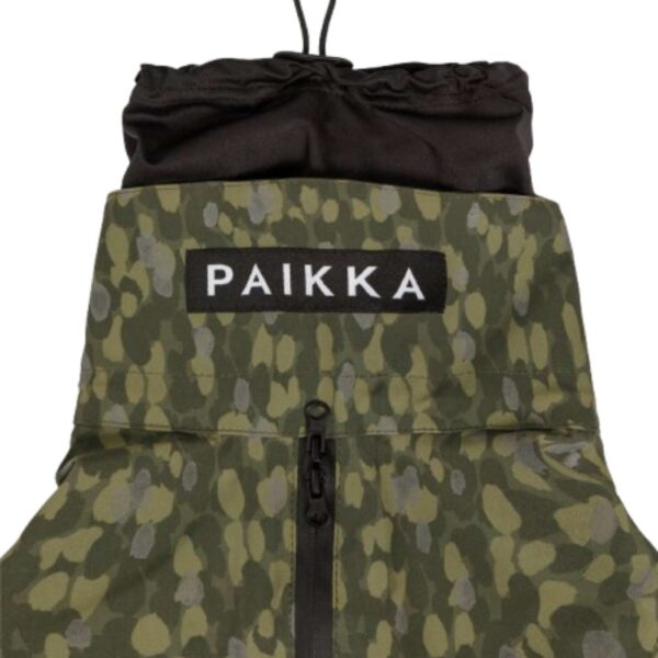 Paikka Tuta Impermeabile per Cani con Tessuto Riflettente Verde