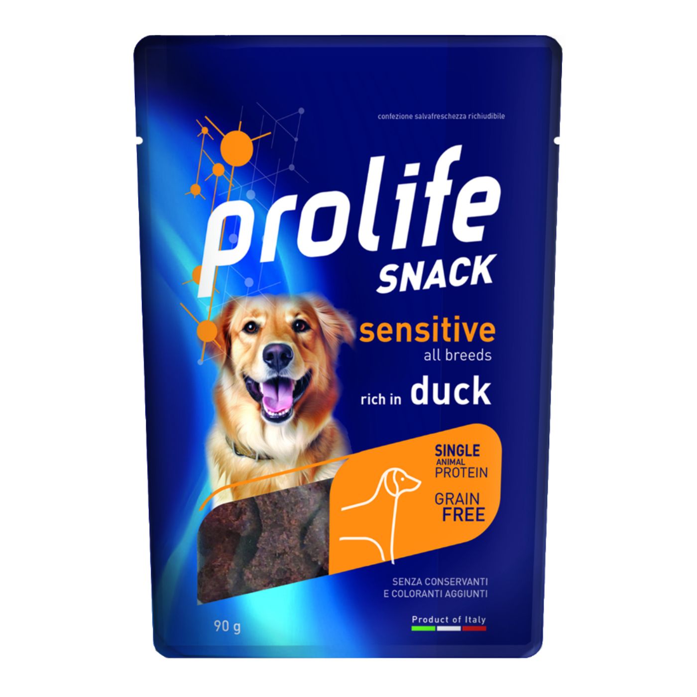 Prolife Snack per Cani Sensitive Grain Free Anatra Monoproteico 90 g