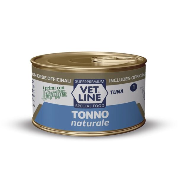 vet line umido tonno naturale per gatti vetline