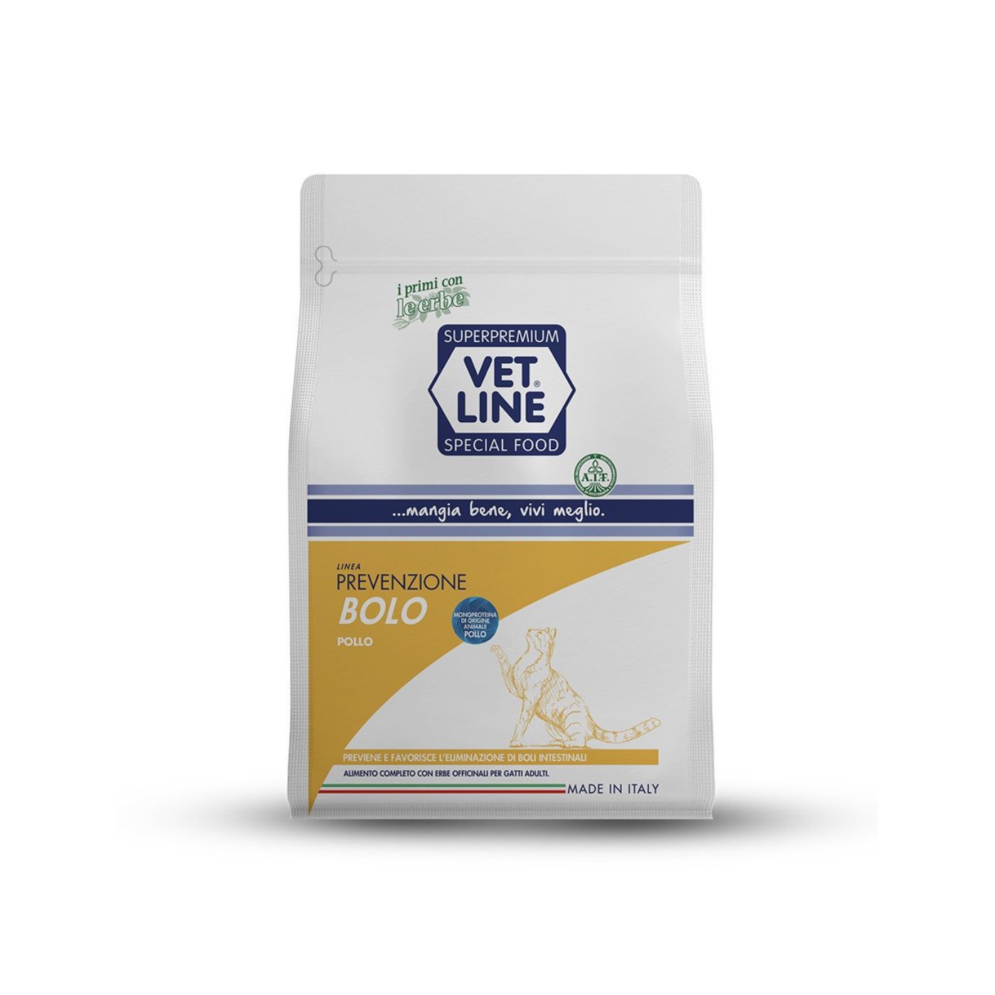 vet line prevenzione bolo monoproteico pollo per gatti adulti vetline