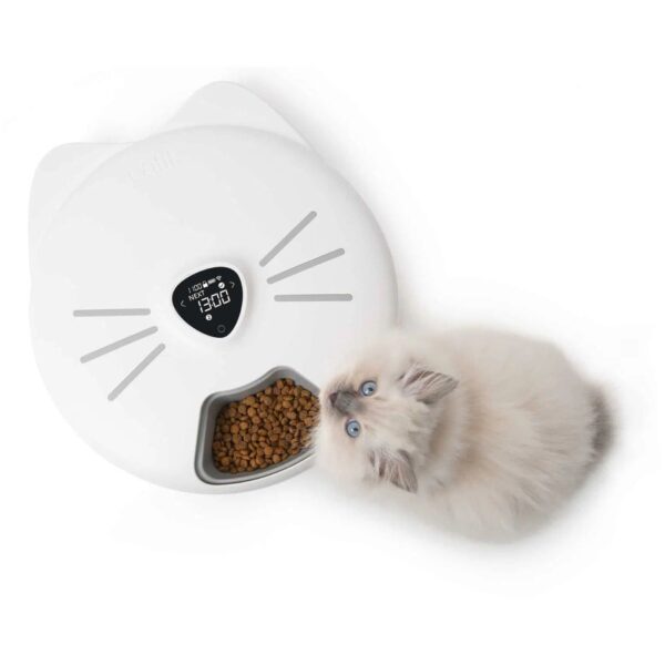 Catit Distributore Automatico Cibo per Gatti Pixi Smart Feeder 6 Pasti