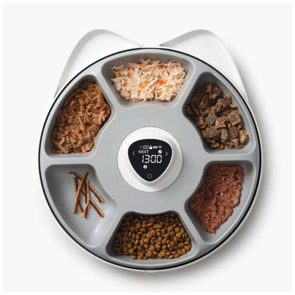 Catit Distributore Automatico Cibo per Gatti Pixi Smart Feeder 6 Pasti