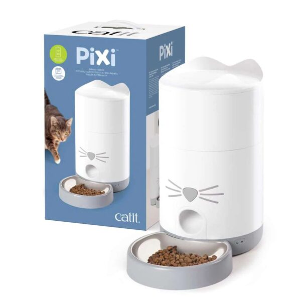 Catit Distributore Automatico Cibo per Gatti Pixi Smart Feeder 1,2 Kg