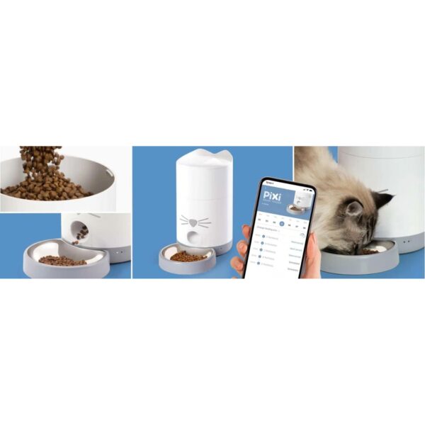 Catit Distributore Automatico Cibo per Gatti Pixi Smart Feeder 1,2 Kg