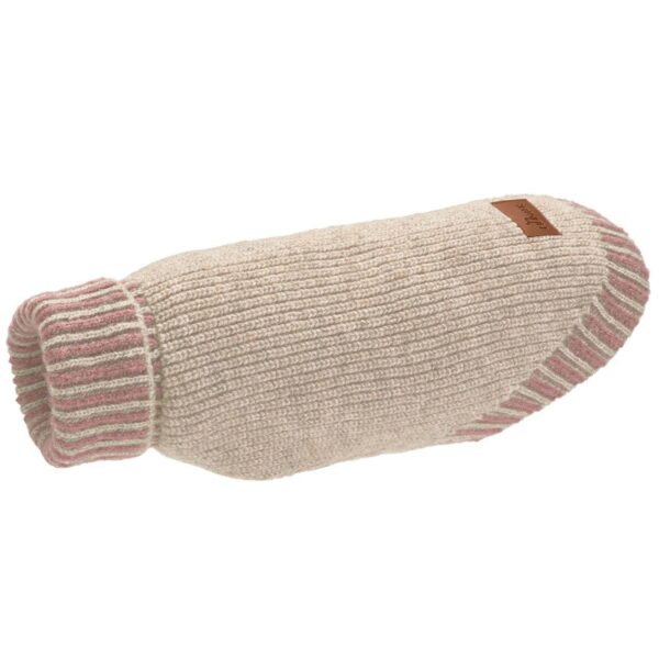 Hunter Maglioncino Pullover per Cani Odense con Cappello Crema Rosa