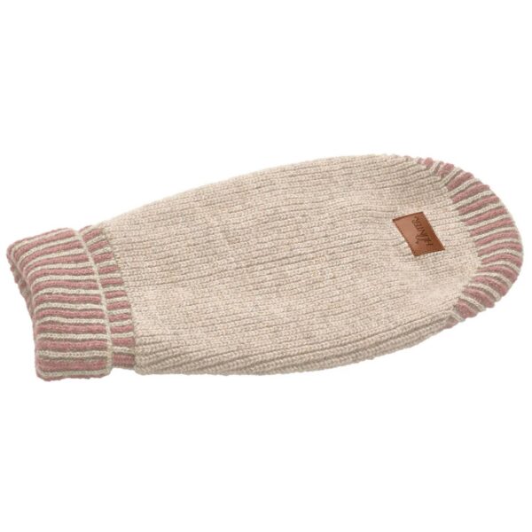 Hunter Maglioncino Pullover per Cani Odense con Cappello Crema Rosa