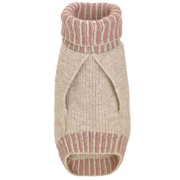 Hunter Maglioncino Pullover per Cani Odense con Cappello Crema Rosa