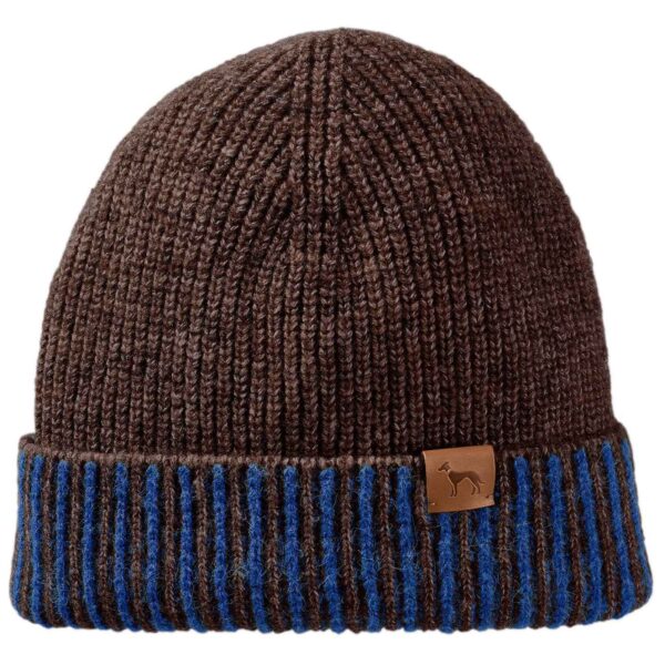 Hunter Maglioncino Pullover per Cani Odense con Cappello Marrone Blu