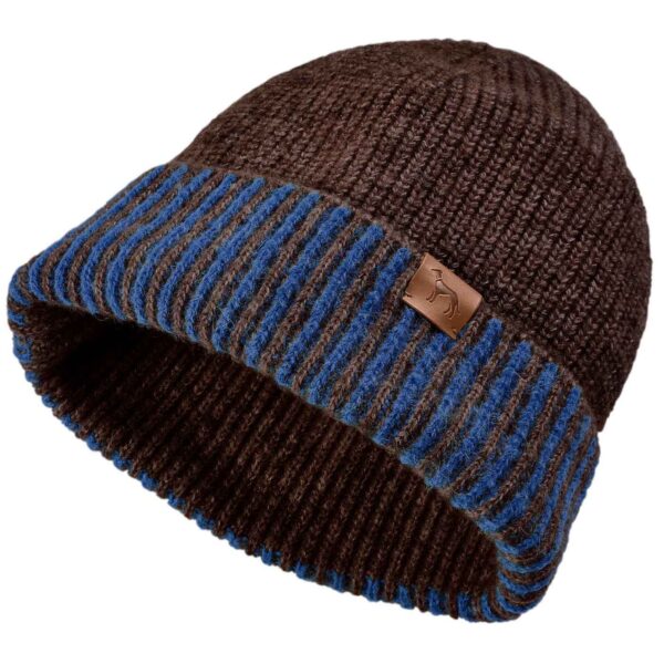 Hunter Maglioncino Pullover per Cani Odense con Cappello Marrone Blu