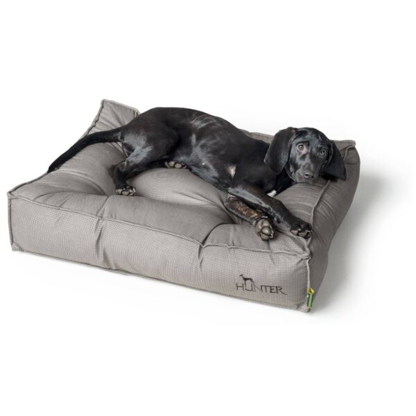 hunter cuscino cuccia letto per cani lancaster grigio 100 x 70 cm