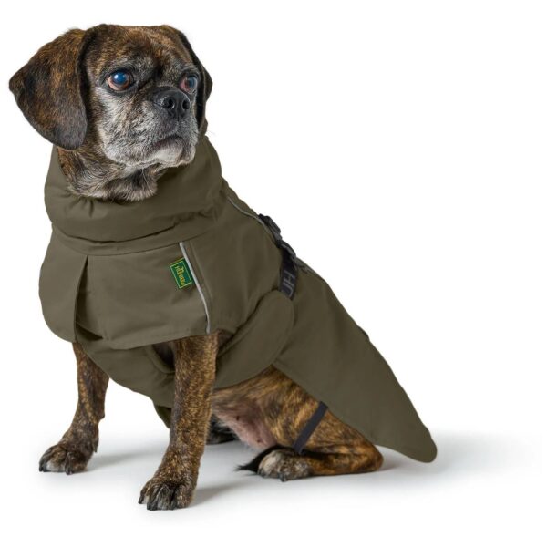 Hunter Cappotto per Pug e Bulldog Nordby Verde Oliva