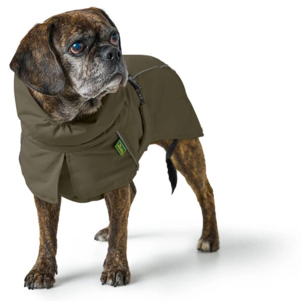 Hunter Cappotto per Pug e Bulldog Nordby Verde Oliva