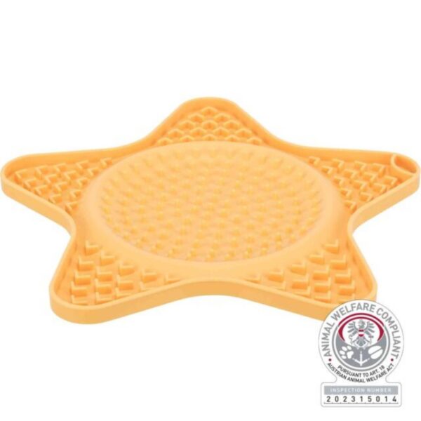 Trixie Tappetino Lick’n'Snack per Cani in Silicone 23,5 cm Giallo