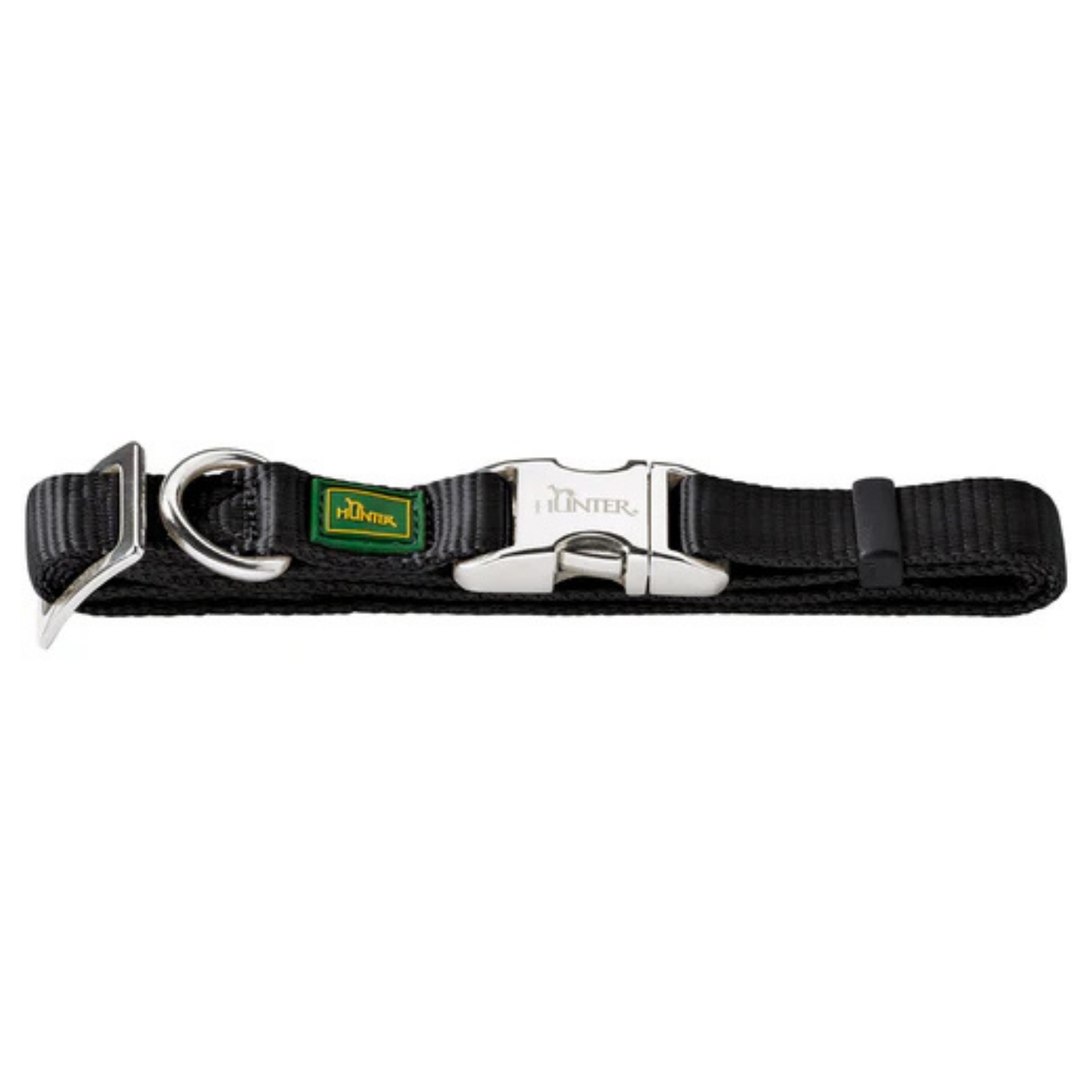 Hunter Collare per Cani Regolabile Vario Alu-Strong Nero