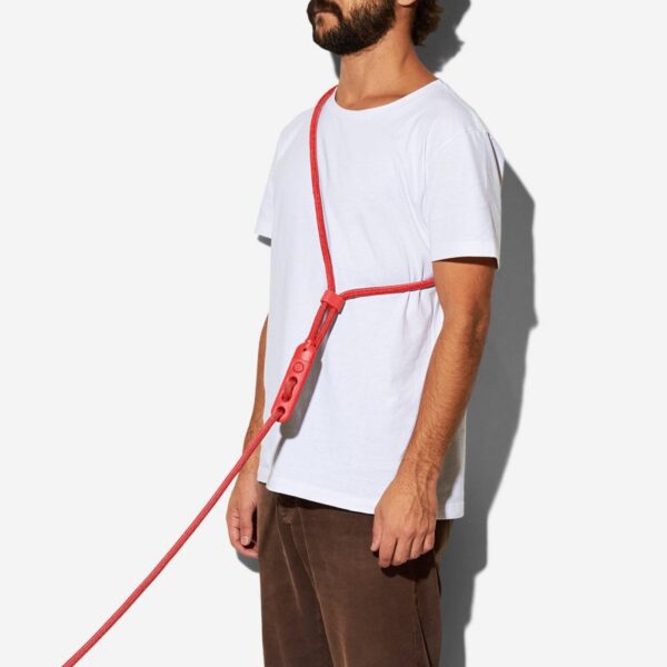 Zee.Dog Guinzaglio per Cani Mani Libere Neon Coral