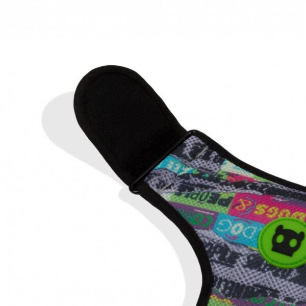 Zee.Dog Pettorina Air Mesh per Cani Regolabile Manifesto - Velcro