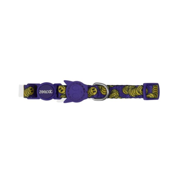 Zee.Cat Collare per Gatti Regolabile Zmiley 20 - 30 cm