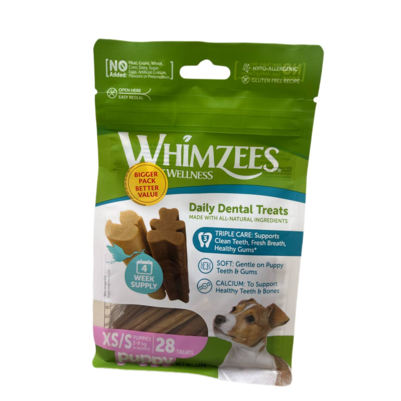Whimzees Snack Dentale Naturale Stix per Puppy Cuccioli