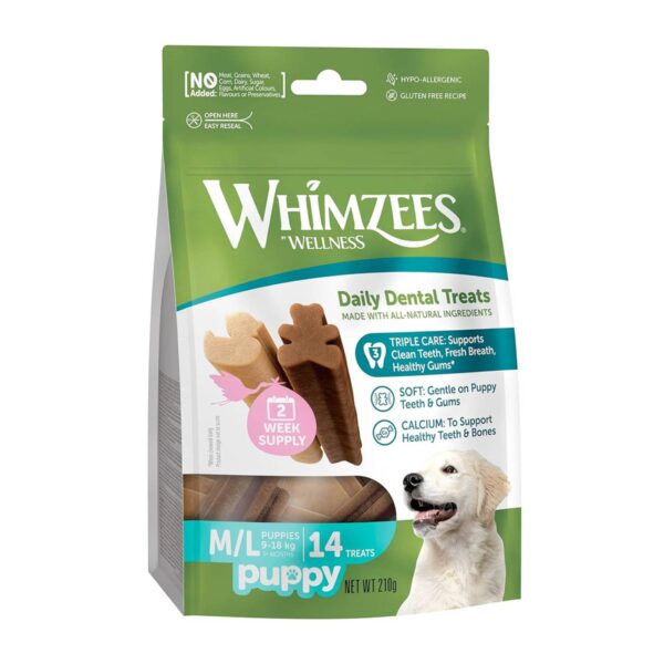 Whimzees Snack Dentale Naturale Stix per Puppy Cuccioli