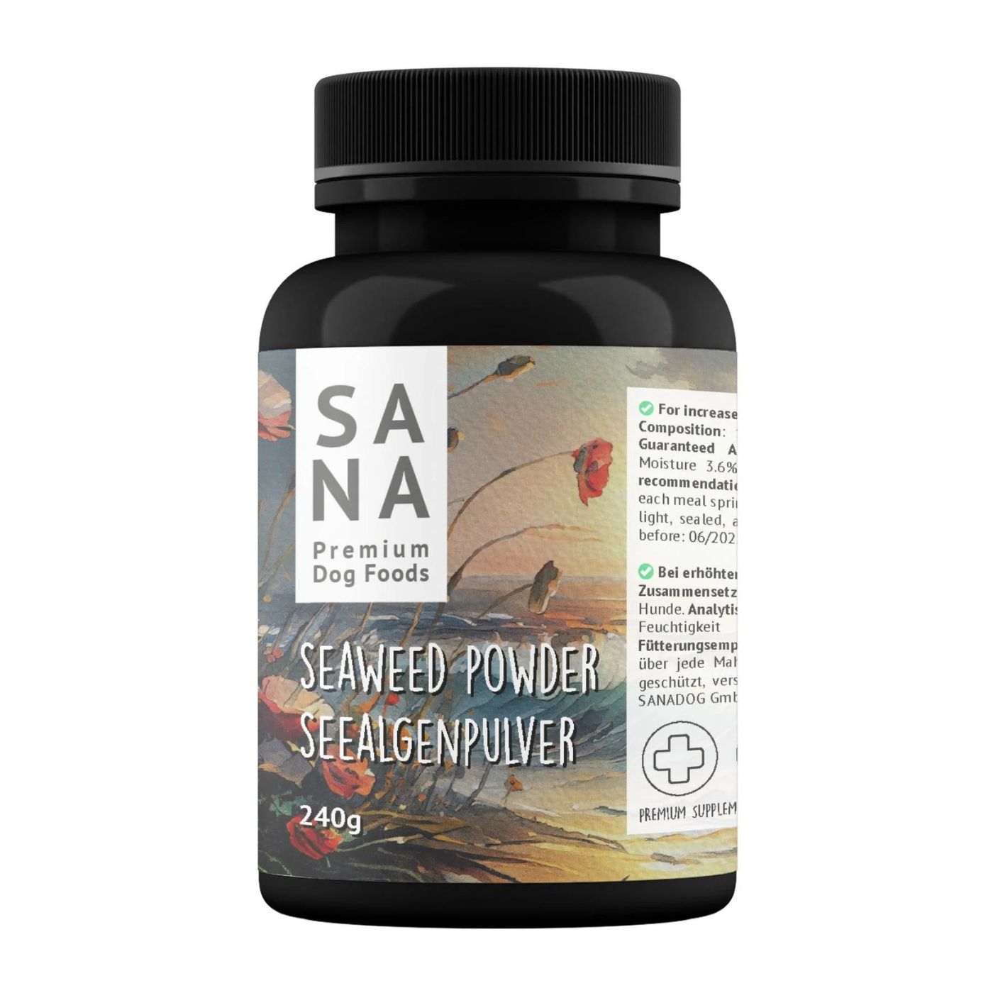 Sanadog Polvere di Alghe per Cani 240 g