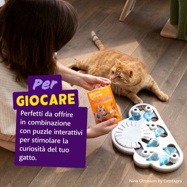 Edgard&Cooper Biscottini per Gatti Crunchies al Pollo 50 g.