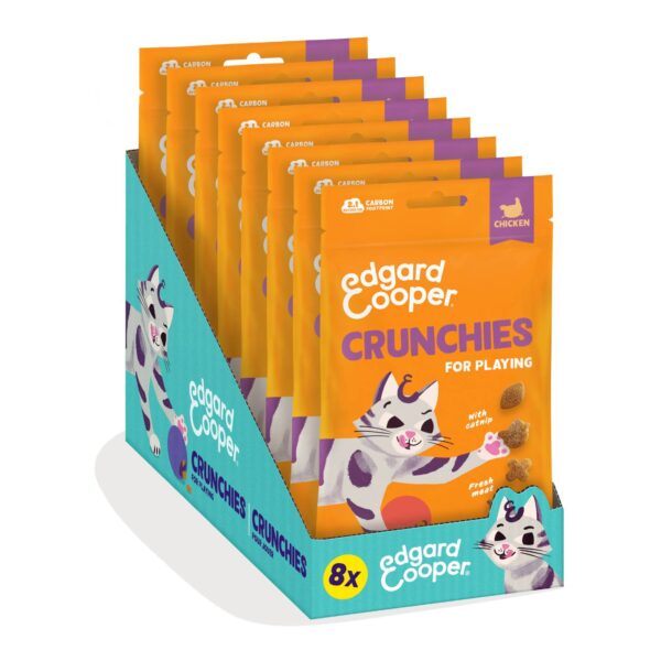Edgard&Cooper Biscottini per Gatti Crunchies al Pollo 50 g.