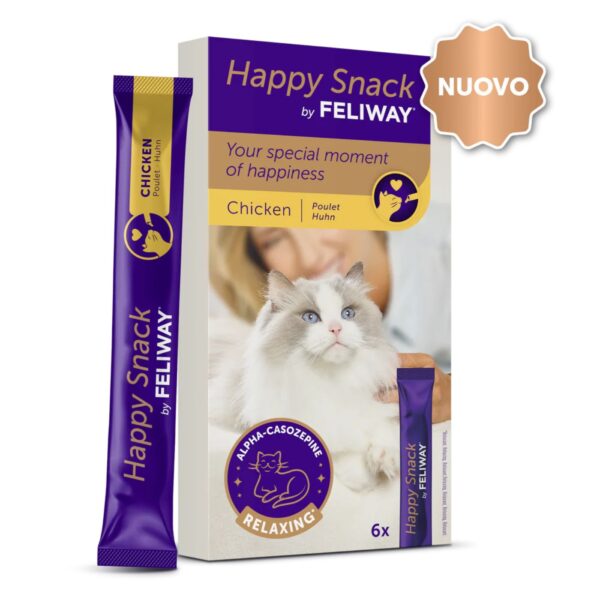 Feliway® Happy Snack per Gatti al Pollo 15 g