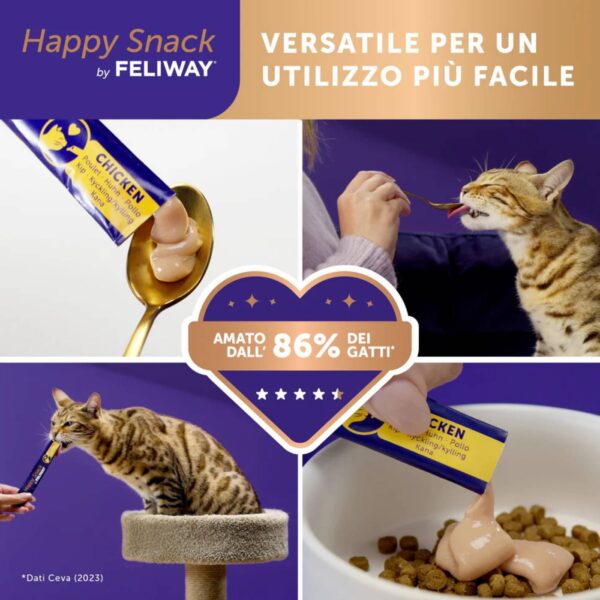 Feliway® Happy Snack per Gatti al Pollo 15 g