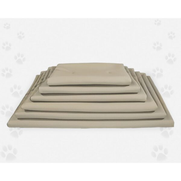 Nasonero Tappetino per Animali Ecopelle Double Face Beige/Marrone h.1 cm