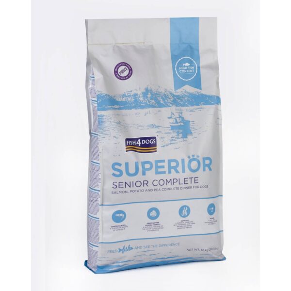 fish4dogs superior senior regular 12 kg