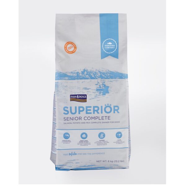 fish4dogs superior senior complete small per cani