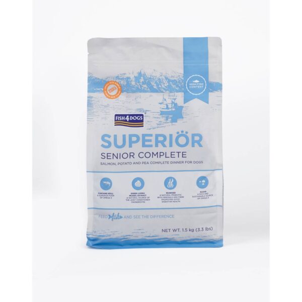 fish4dogs superior senior complete small sacco 1,5 kg