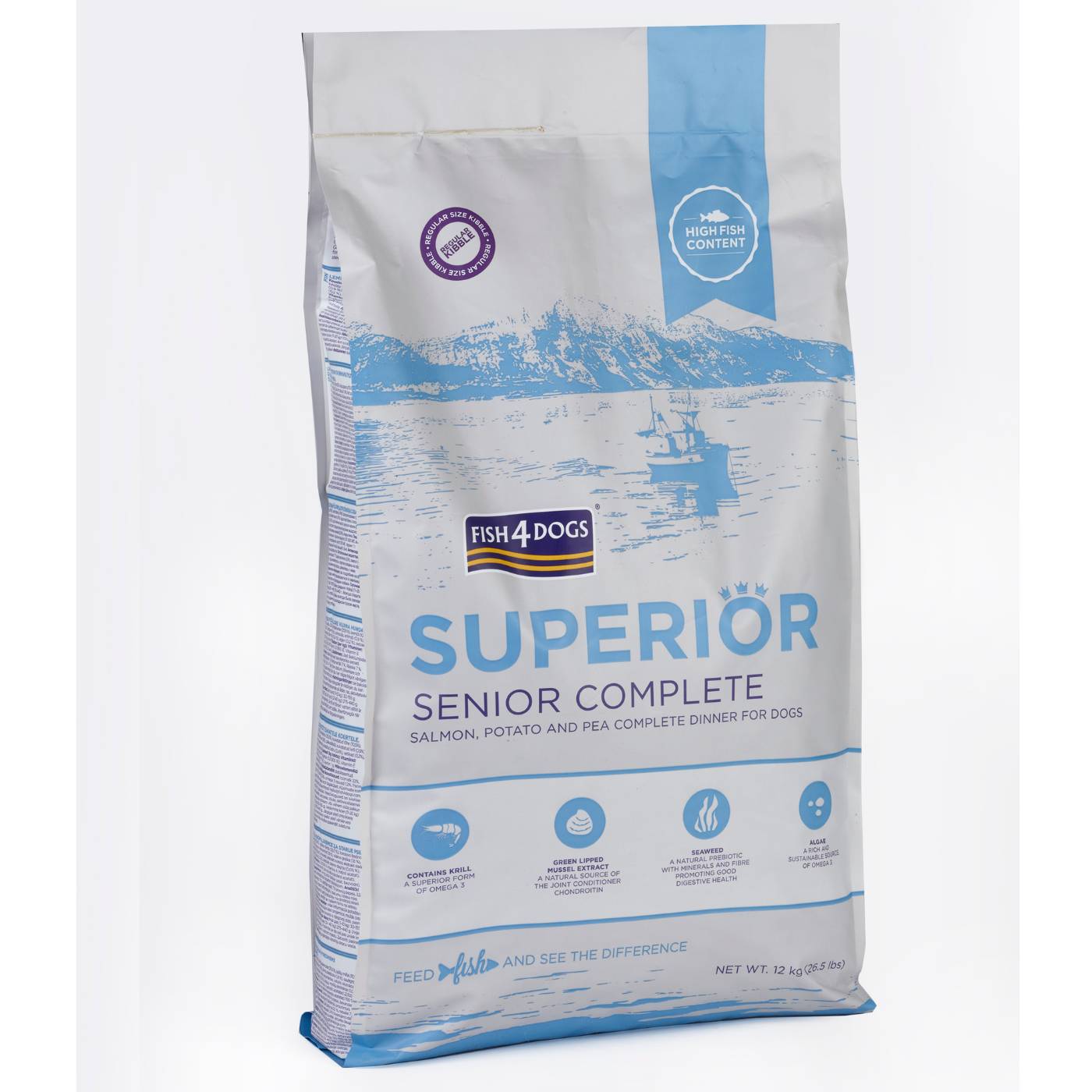 fish4dogs superior senior regular per cani