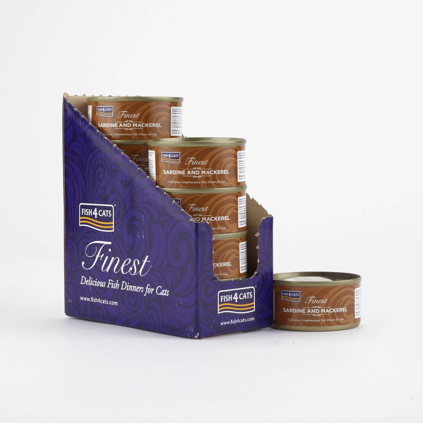 Fish4Cats Finest Sardina e Sgombro per Gatti 70 g