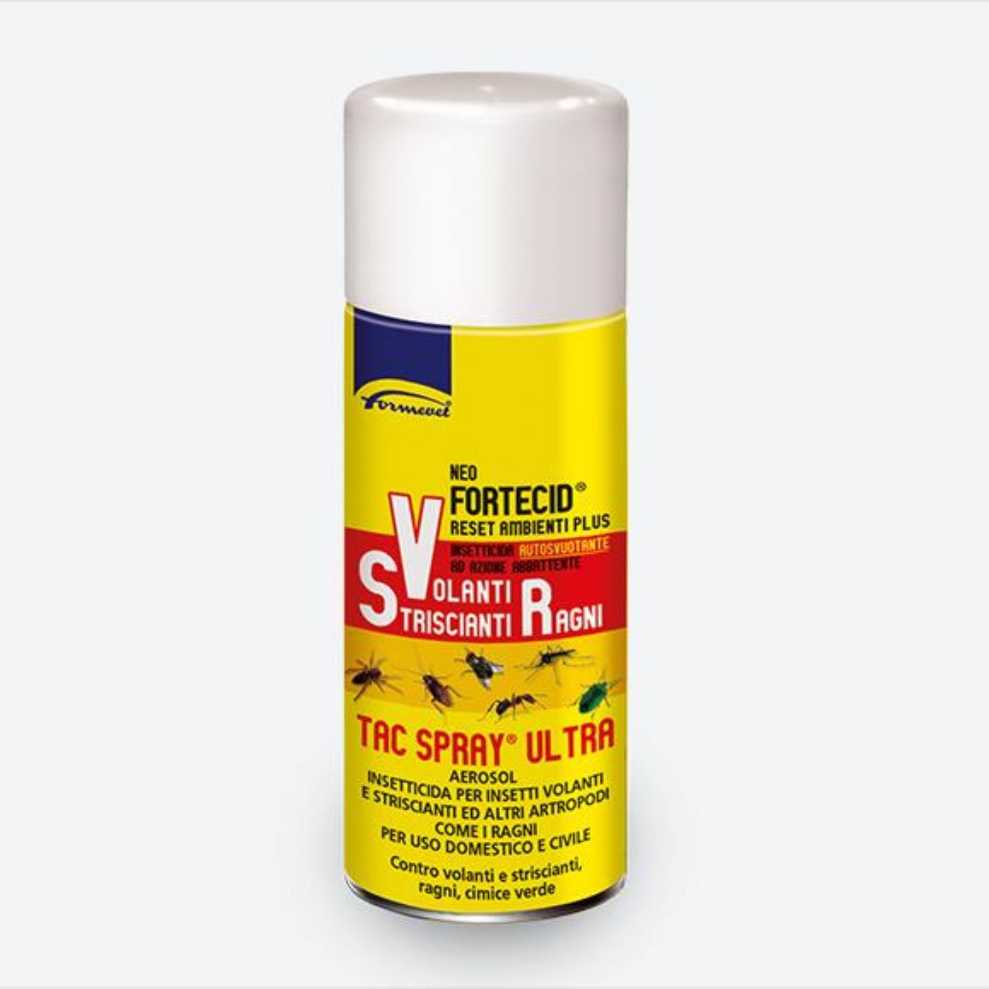 Formevet® Insetticida per Insetti Volanti Striscianti e Ragni Neo Fortecid® Reset Ambienti Plus 150 ml