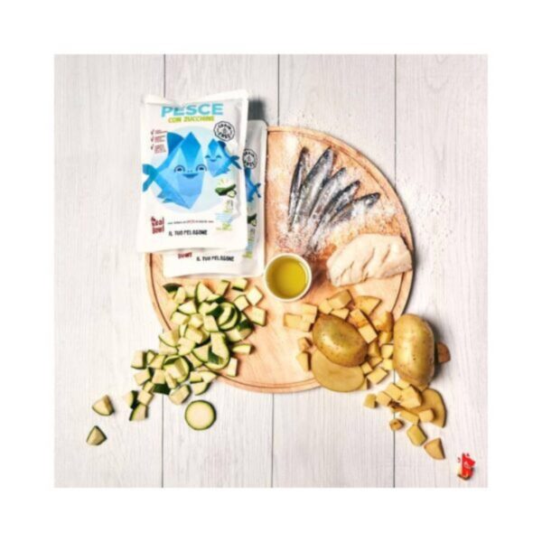Real Bowl Alimento Completo Fresco Cotto per Cani al Pesce Senza Cereali Grain Free