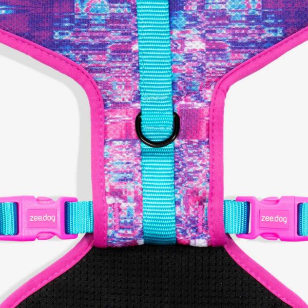 Zee.Dog Pettorina Regolabile Air Mesh per Cani Error #502 Linea Glitch
