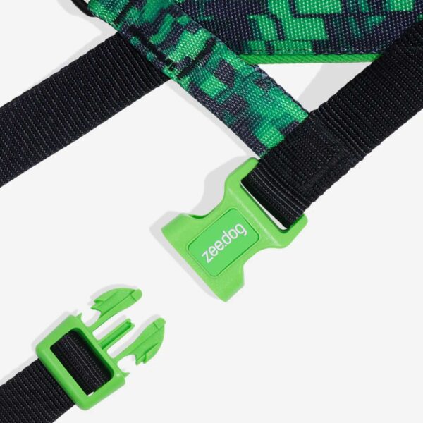 Zee.Dog Pettorina Norvegese Softer-Walk per Cani Error #410 Linea Glitch - Gancio