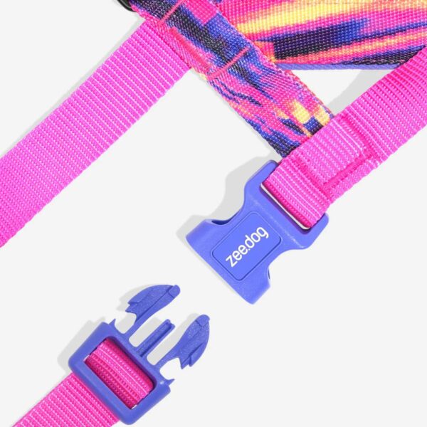 Zee.Dog Pettorina Norvegese Softer-Walk per Cani Error #500 Linea Glitch - Gancio