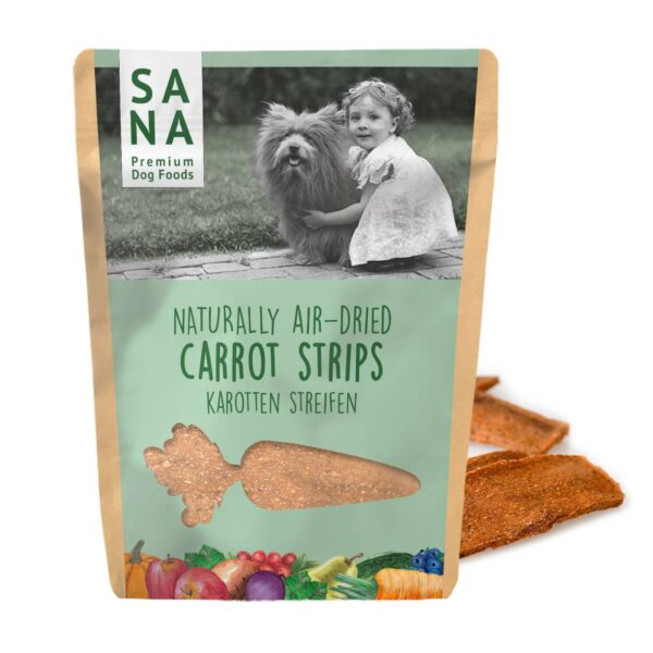 Sanadog Snack Vegetali per Cani Strisce di Carota