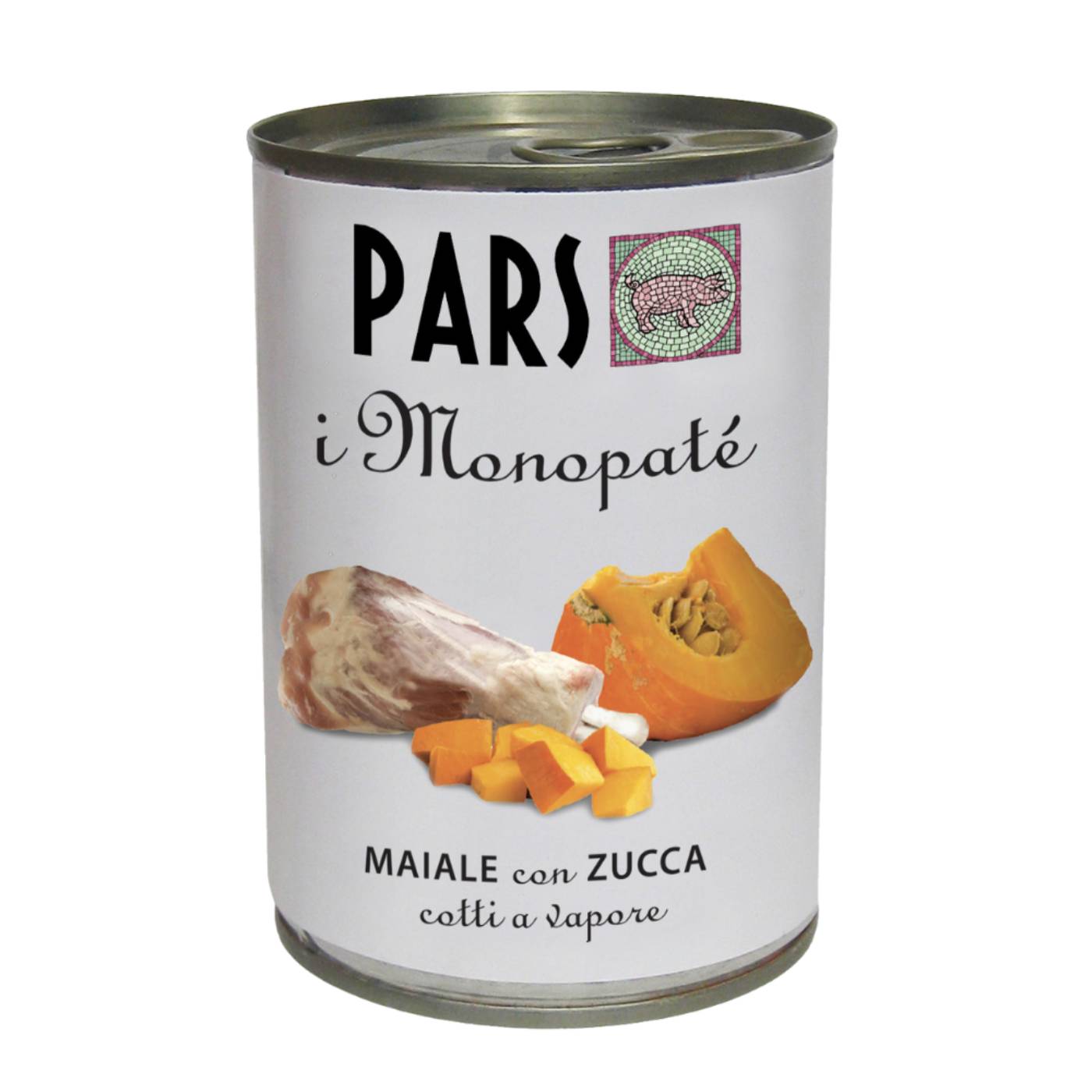 Pars Monopatè Maiale con Zucca 395 g per Cani e Gatti