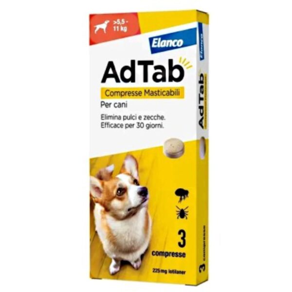 Elanco AdTab Compresse Antiparassitarie Masticabili per Cani
