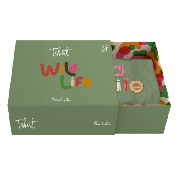 Ferribiella T-Shirt Maglietta per Cani Wild Life - Scatolina idea regalo