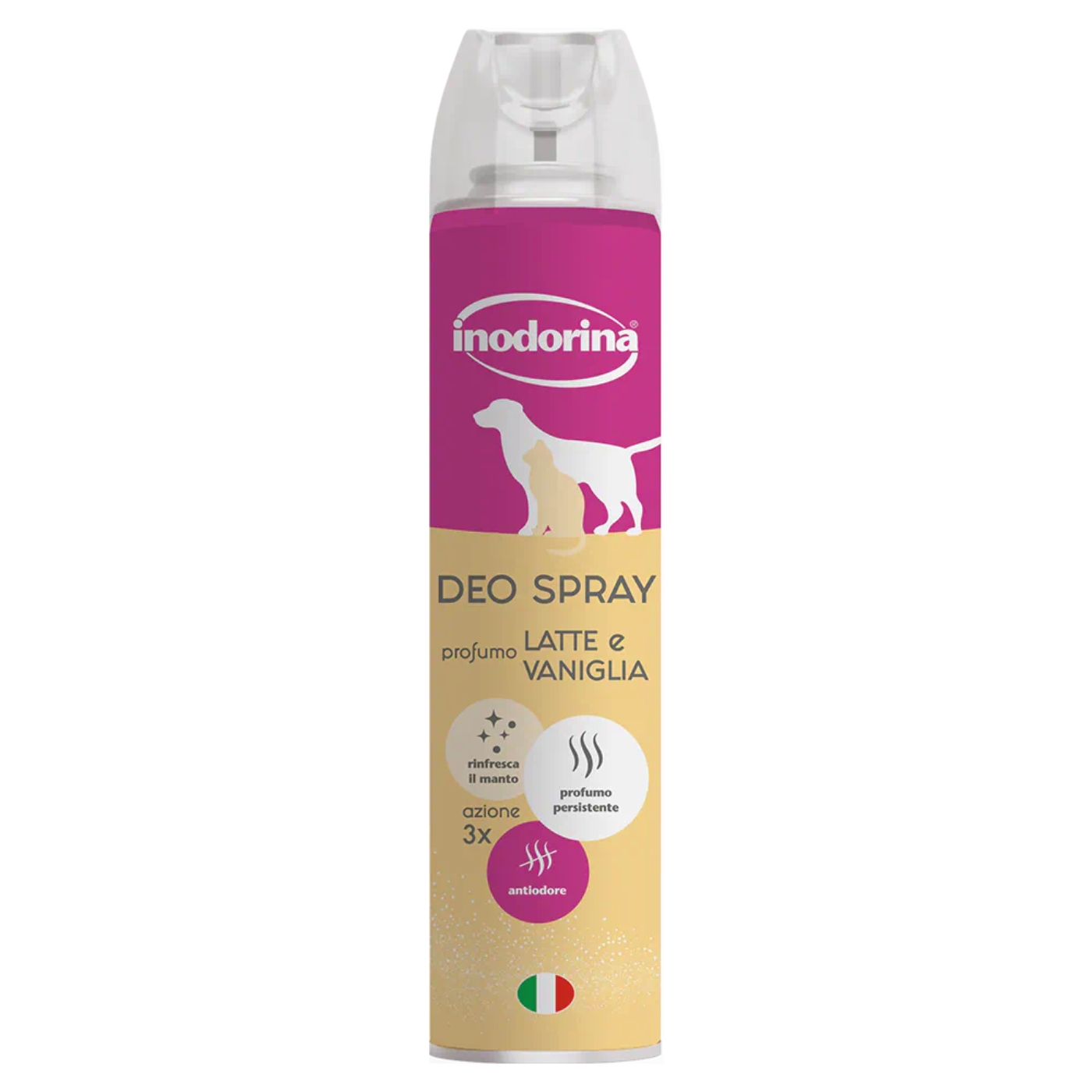 Inodorina Deodorante Spray per Cani Latte e Vaniglia 300 ml