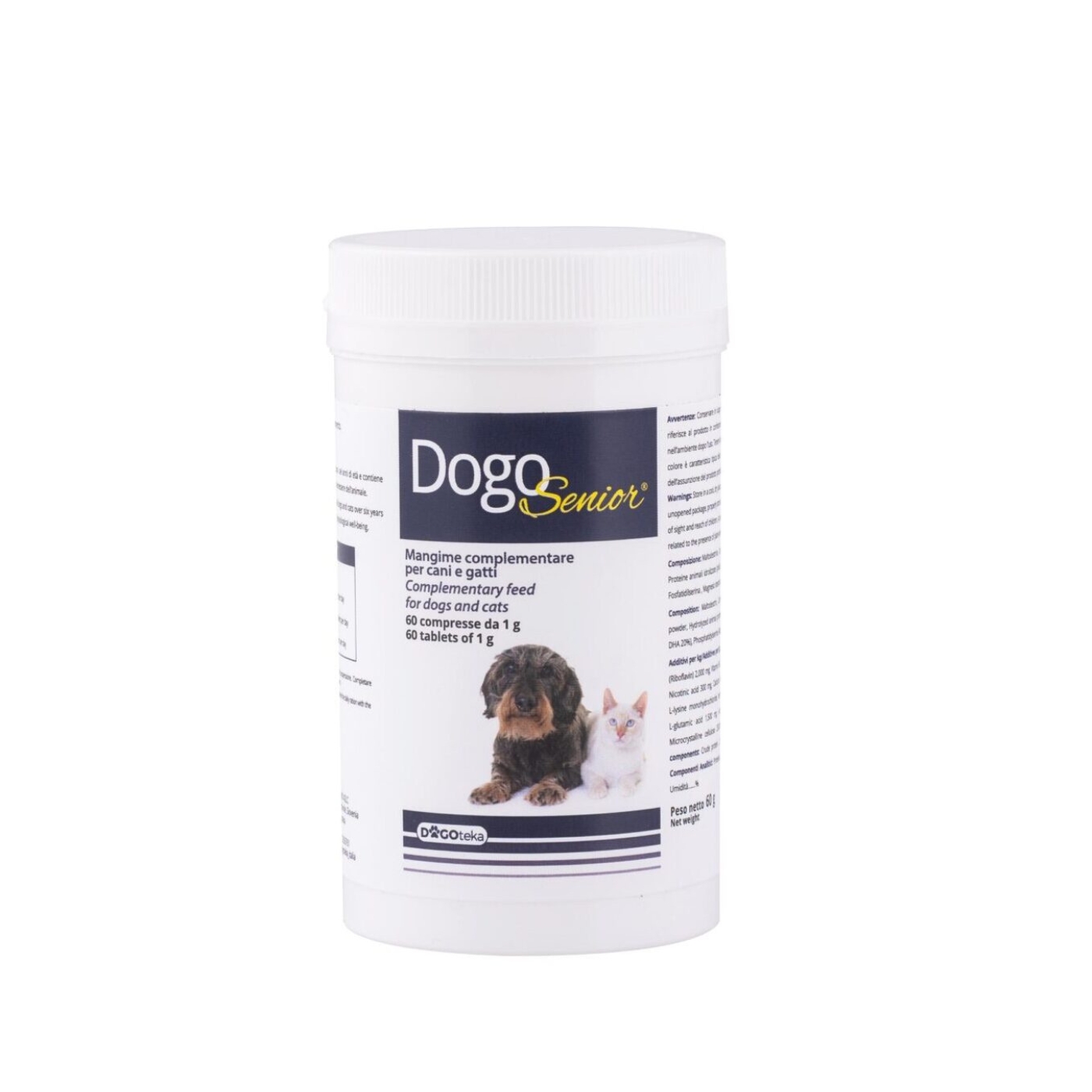 Dogoteka DogoSenior® per Cani e Gatti 60 Compresse