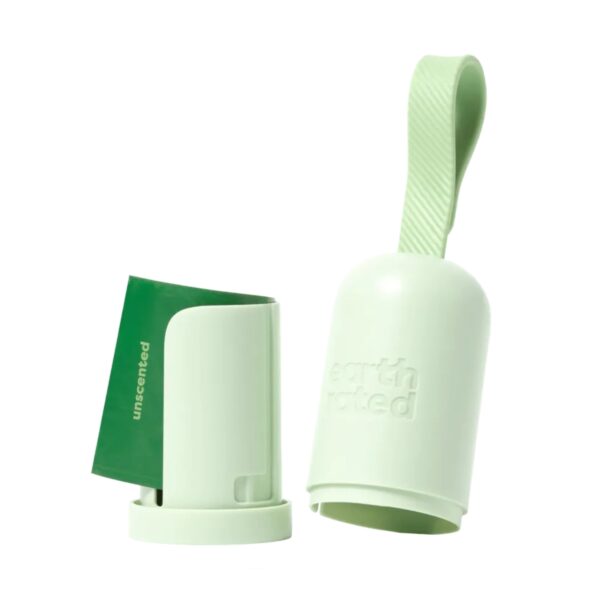 Earth Rated Dispenser Portasacchetti Igienici per Cani Include 1 Rotolo con 15 Sacchetti