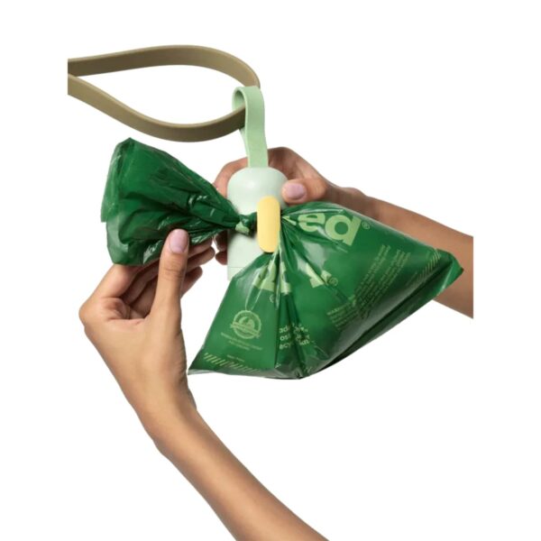 Earth Rated Dispenser Portasacchetti Igienici per Cani Include 1 Rotolo con 15 Sacchetti