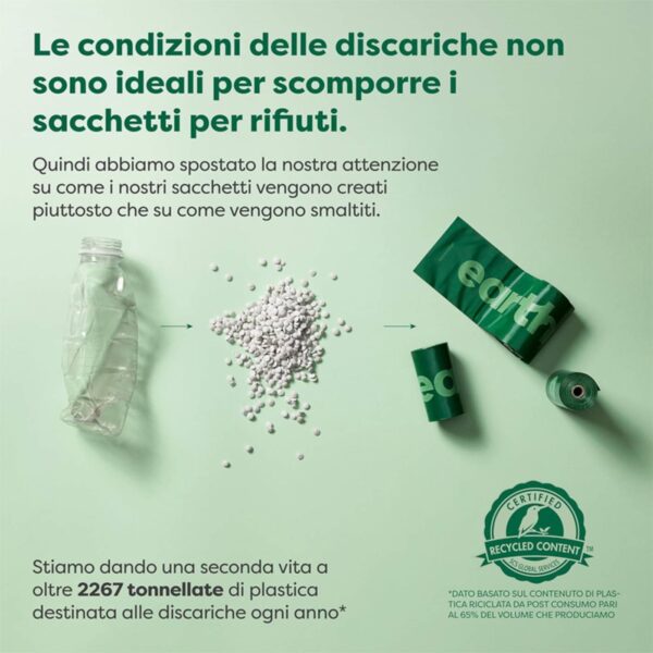 Earth Rated Sacchetti Igienici per Cani Extra Resistenti Profumati alla Lavanda