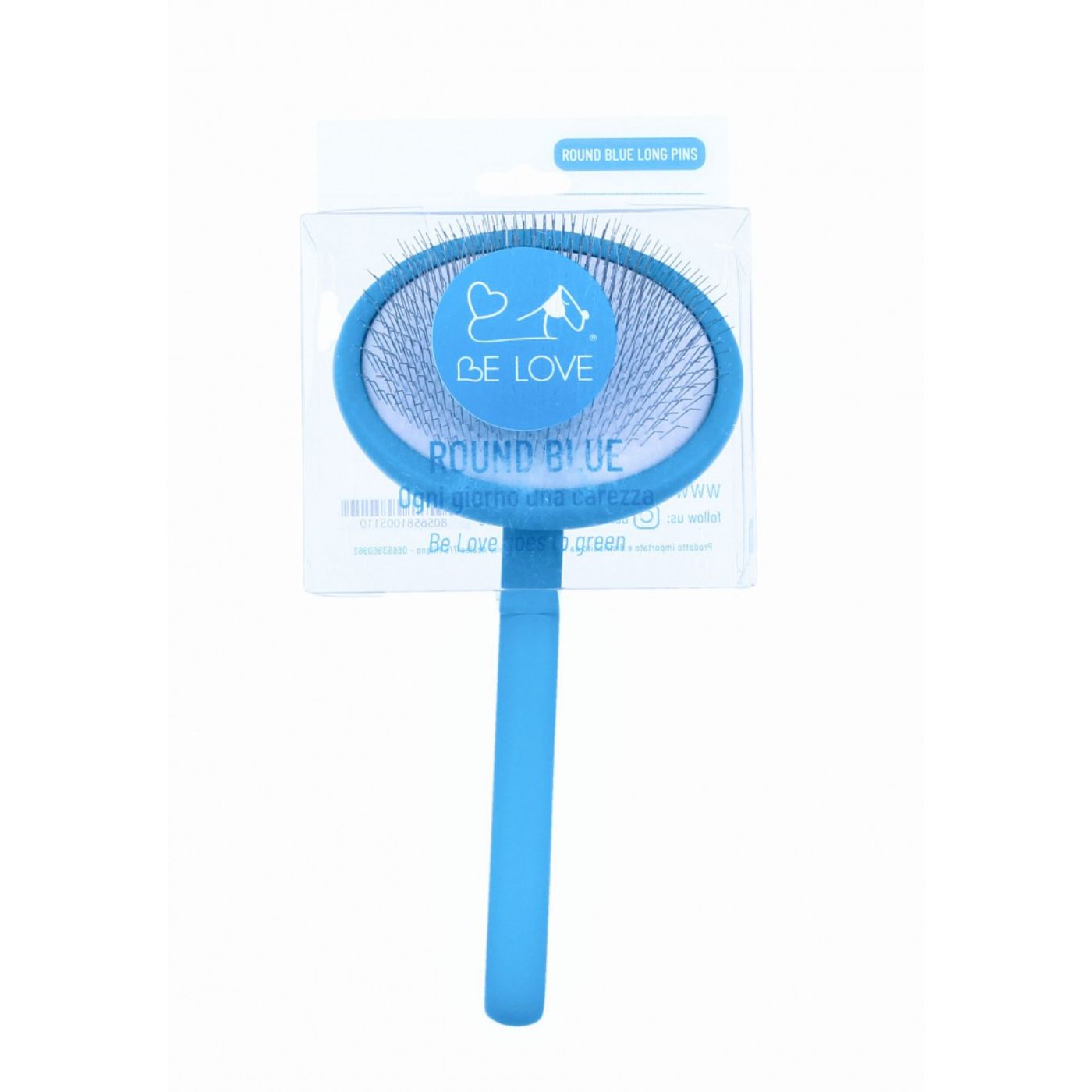 Be Love Spazzola Round Blue Brush Be Love per Animali